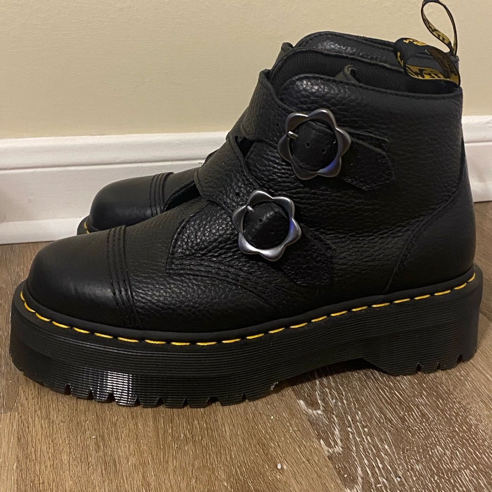 Dr. Martens Black Leather Boots